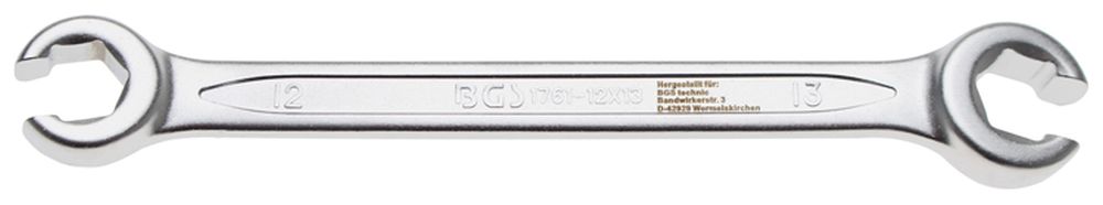BGS Offener Doppel-Ringschlüssel | SW 12 x 13 mm