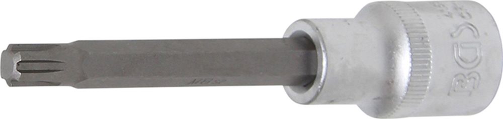 BGS Bit-Einsatz | Länge 100 mm | Antrieb Innenvierkant 12,5 mm (1/2") | Keil-Profil (für RIBE) M8