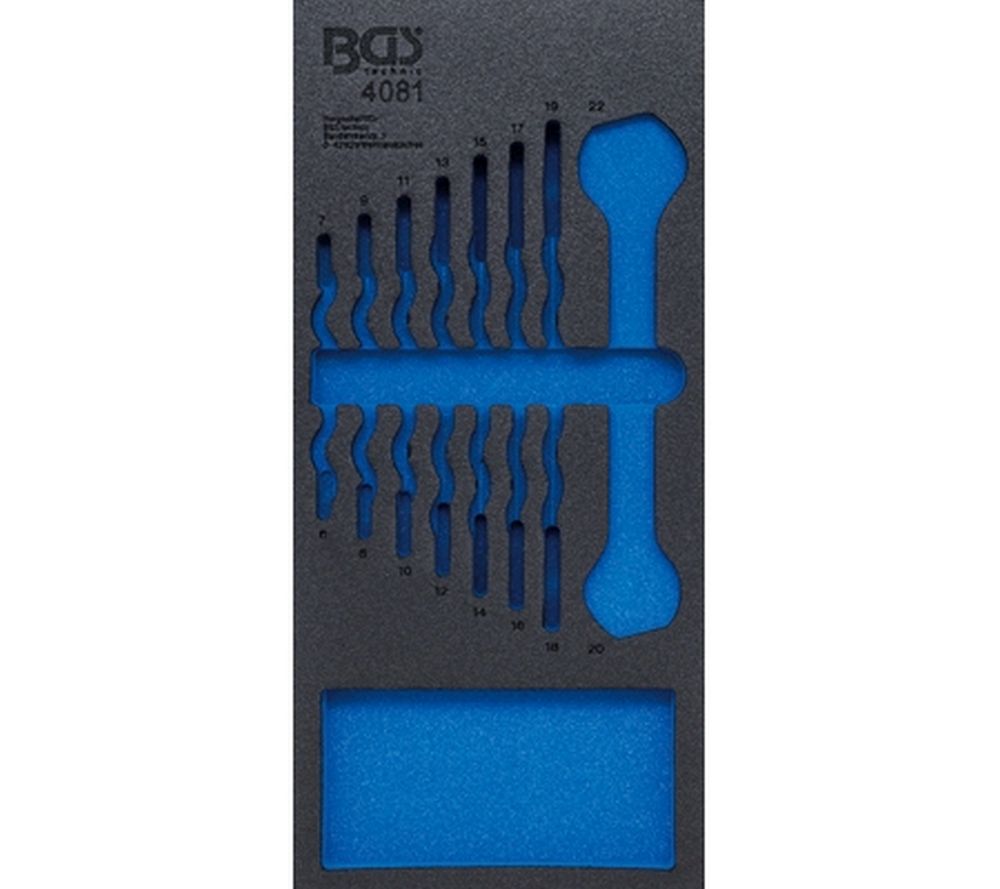 BGS Werkstattwageneinlage 1/3 | leer | für Art. 4081