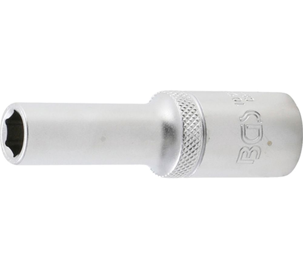 BGS Steckschlüssel-Einsatz Sechskant, tief | Antrieb Innenvierkant 12,5 mm (1/2") | SW 10 mm