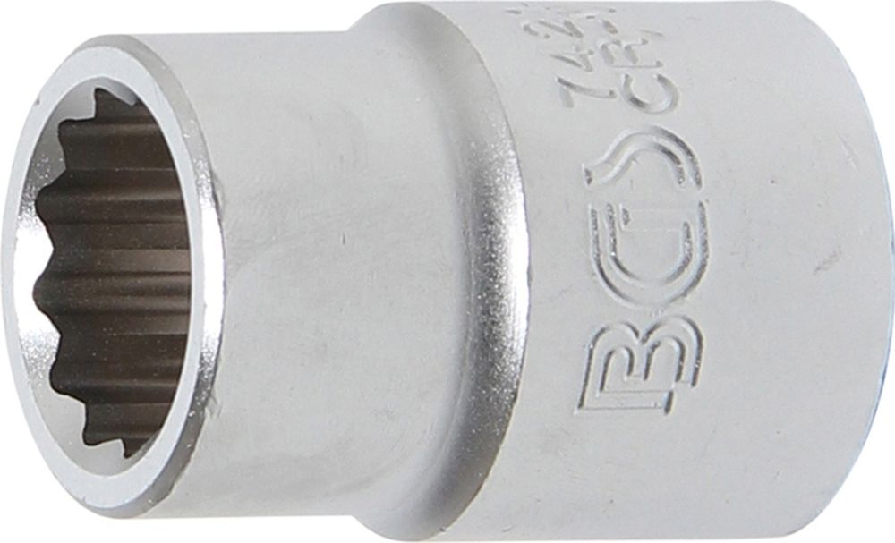 BGS Steckschlüssel-Einsatz Zwölfkant | Antrieb Innenvierkant 20 mm (3/4") | SW 21 mm
