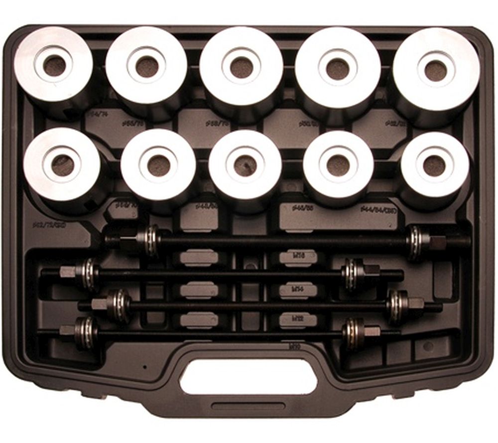 BGS Diy Zug- und Druckhülsen-Satz | mit 4 Spindeln | 24-tlg.