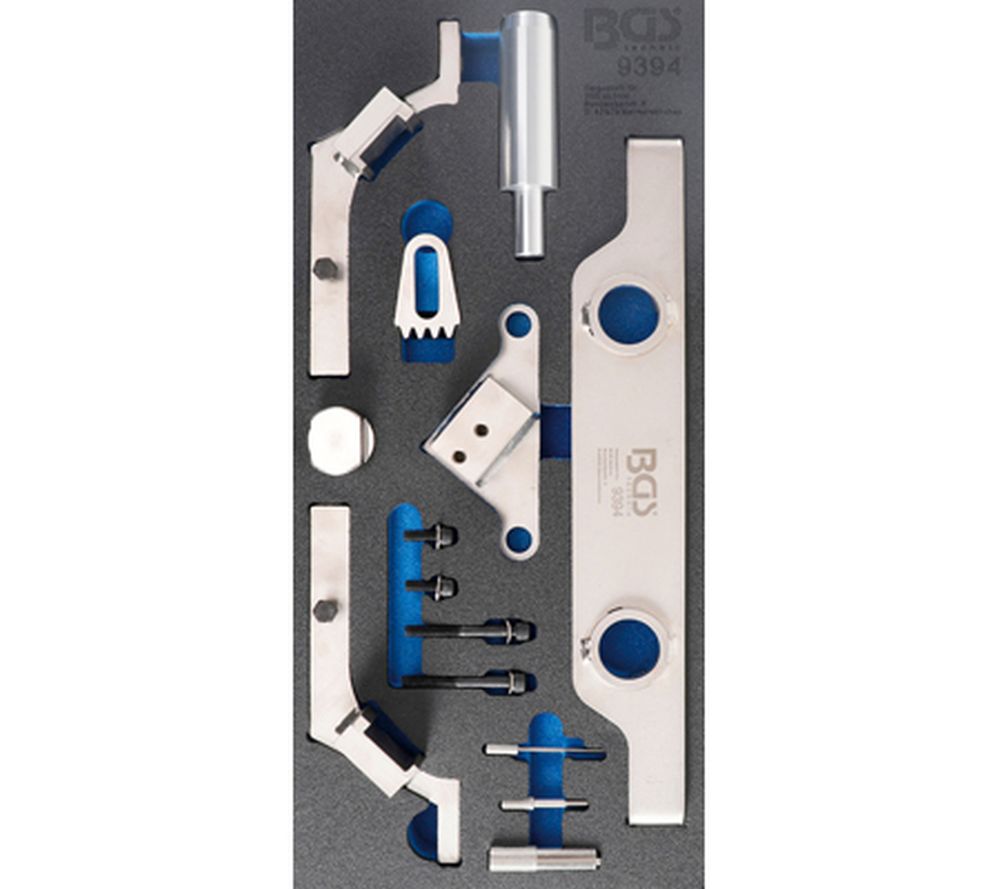 BGS Werkstattwageneinlage 1/3: Motor-Einstellwerkzeug-Satz | für Opel, Saab, Chevrolet 2.0l / 2.4l