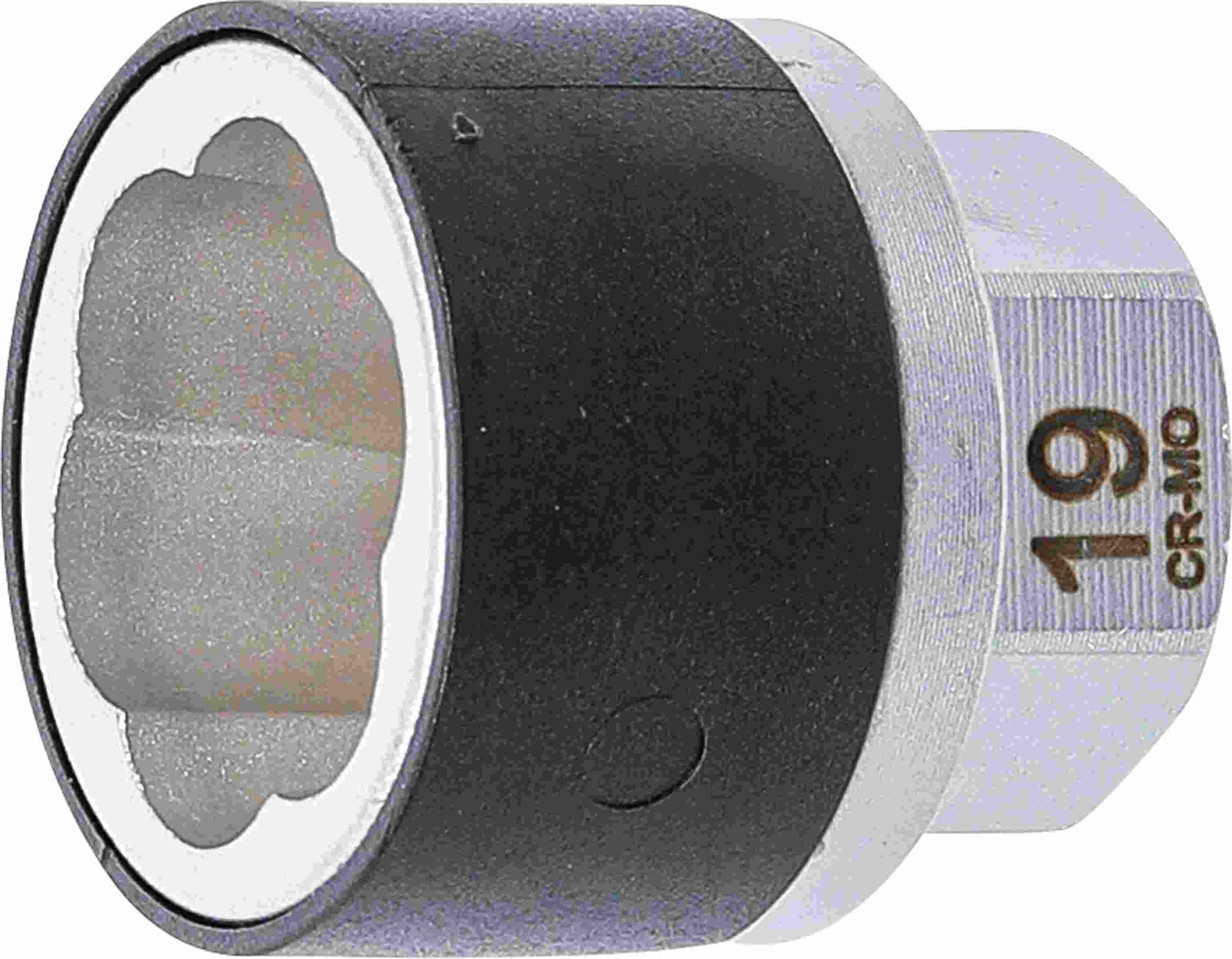BGS Spiral-Profil-Steckschlüssel-Einsatz / Schraubenausdreher | Antrieb Außensechskant 19 mm | SW 1