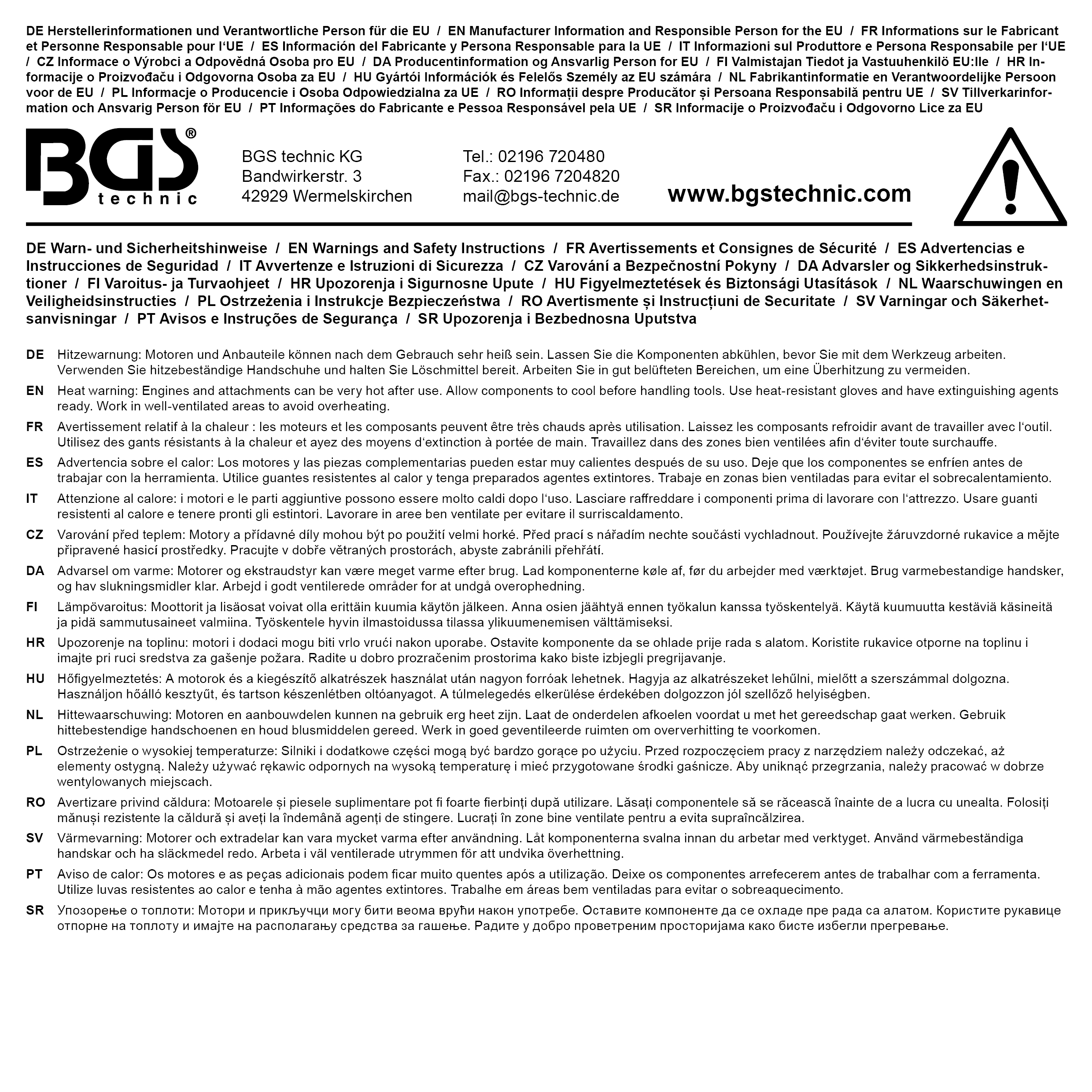 BGS Diy Synchron-Vergaser-Testgerät | mit 4 Synchronuhren | 26-tlg.