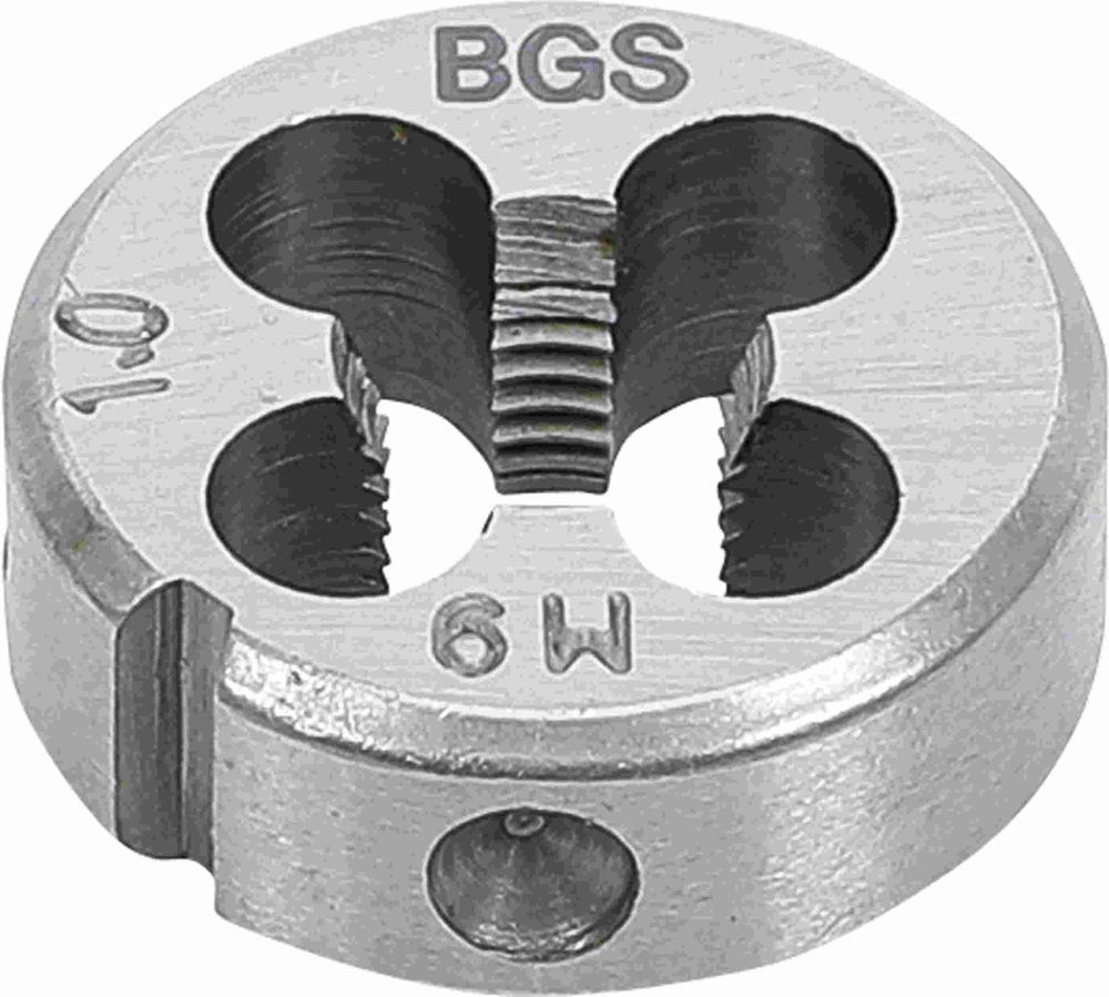 BGS Gewindeschneideisen | M9 x 1,0 x 25 mm