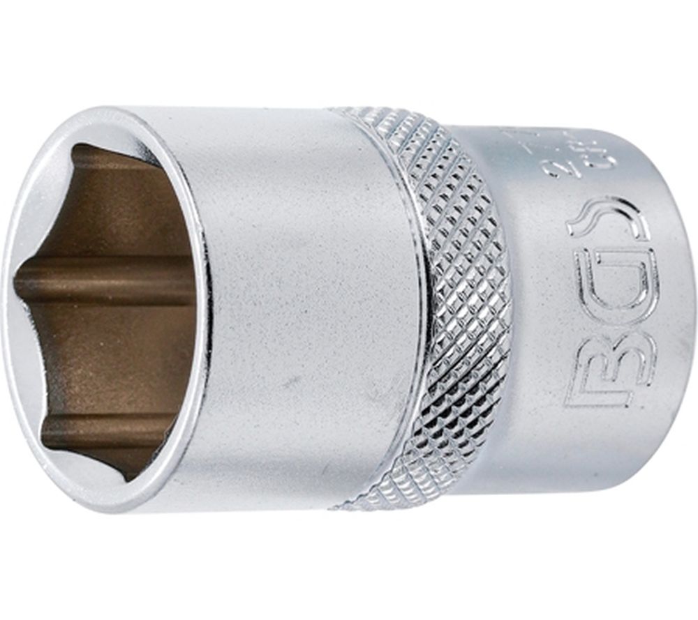 BGS Steckschlüssel-Einsatz Sechskant | Antrieb Innenvierkant 12,5 mm (1/2") | SW 3/4"