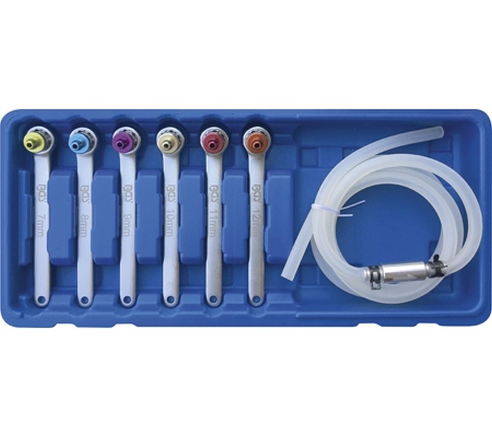 BGS Bremsen-Entlüfterschlüssel-Satz | 7 - 8 - 9 - 10 - 11 - 12 mm | 7-tlg.