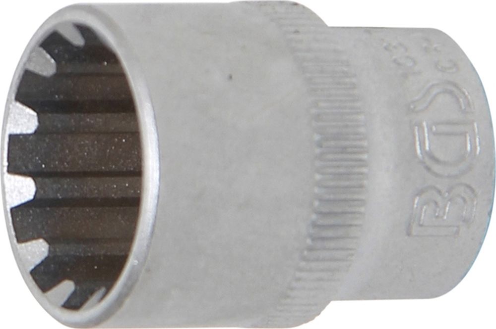 BGS Steckschlüssel-Einsatz Gear Lock | Antrieb Innenvierkant 10 mm (3/8") | SW 17 mm