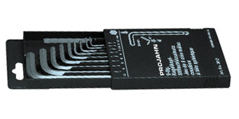 Kugelkopf Stiftschlüssel Satz 1,5-10mm  9tlg