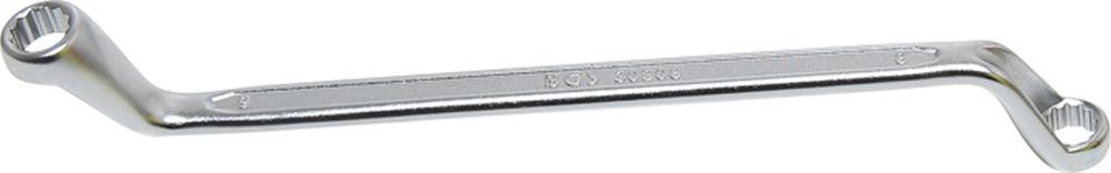 BGS Doppel-Ringschlüssel | tief gekröpft | SW 8 x 9 mm