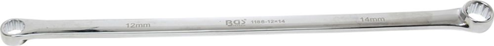 BGS Doppel-Ringschlüssel | extra lang | SW 12 x 14 mm