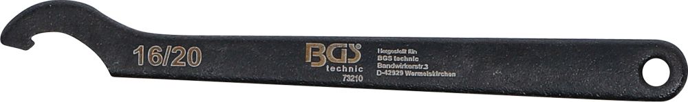 BGS Hakenschlüssel mit Nase | 16 - 20 mm