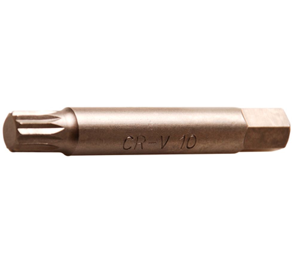 BGS Bit, lang | Antrieb Außensechskant 10 mm (3/8") | Innenvielzahn (für XZN) M10