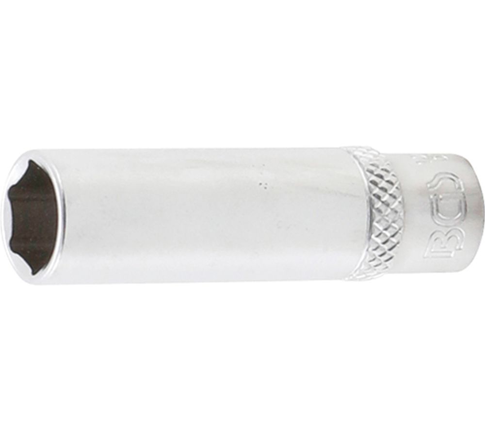 BGS Steckschlüssel-Einsatz Sechskant, tief | Antrieb Innenvierkant 6,3 mm (1/4") | SW 10 mm