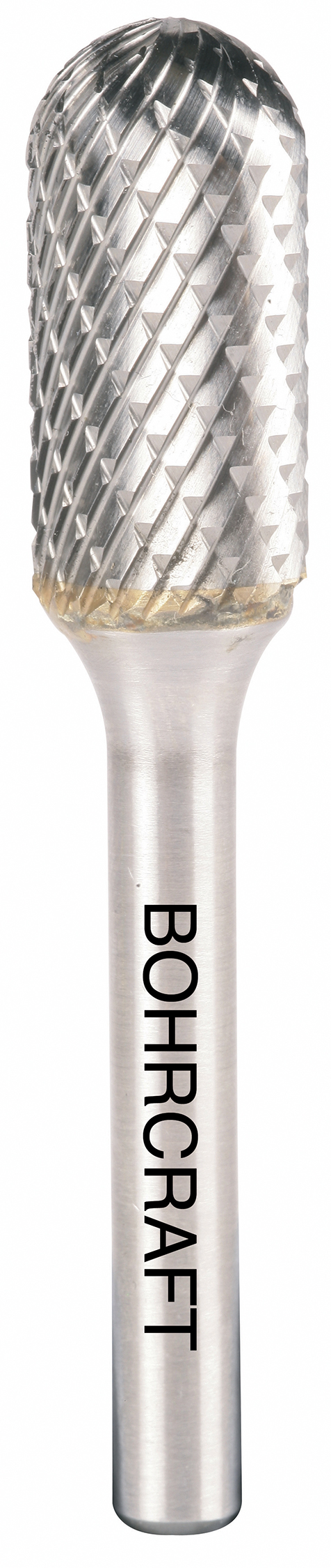 HM-Frässtift Form C Walzenrund P-Plus10,0 mm / Kreuzverzahnung in BC Verp.