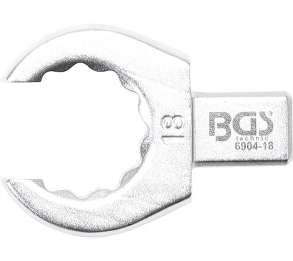 BGS Einsteck-Ringschlüssel | offen | 18 mm | Aufnahme 9 x 12 mm