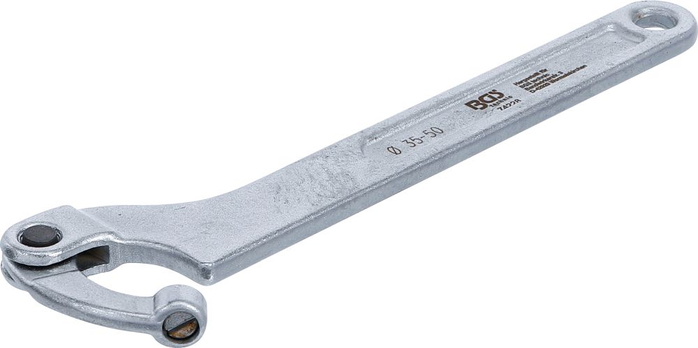 BGS Gelenk-Hakenschlüssel mit Zapfen | 35 - 50 mm