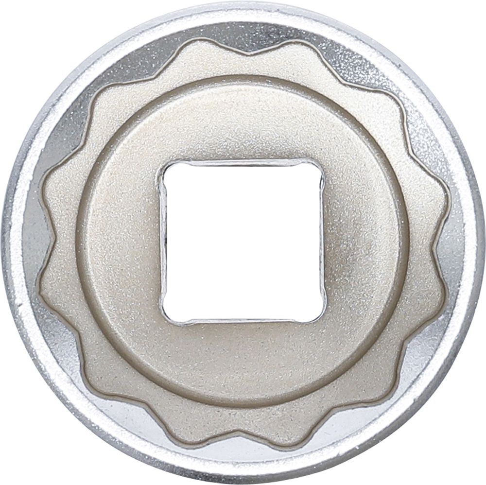 BGS Steckschlüssel-Einsatz Zwölfkant | Antrieb Innenvierkant 12,5 mm (1/2") | SW 30 mm