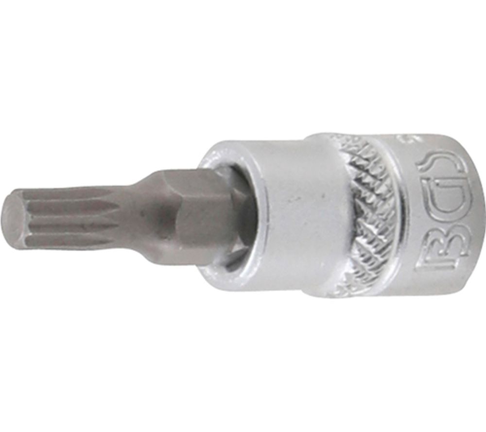 BGS Bit-Einsatz | Antrieb Innenvierkant 6,3 mm (1/4") | Innenvielzahn (für XZN) M5
