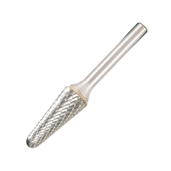 Hartmetallfräser, Form L Rundkegel, konisch 8° d1 3.0 mm, Schaftd. 3.0 mm Kreuzverzahnung