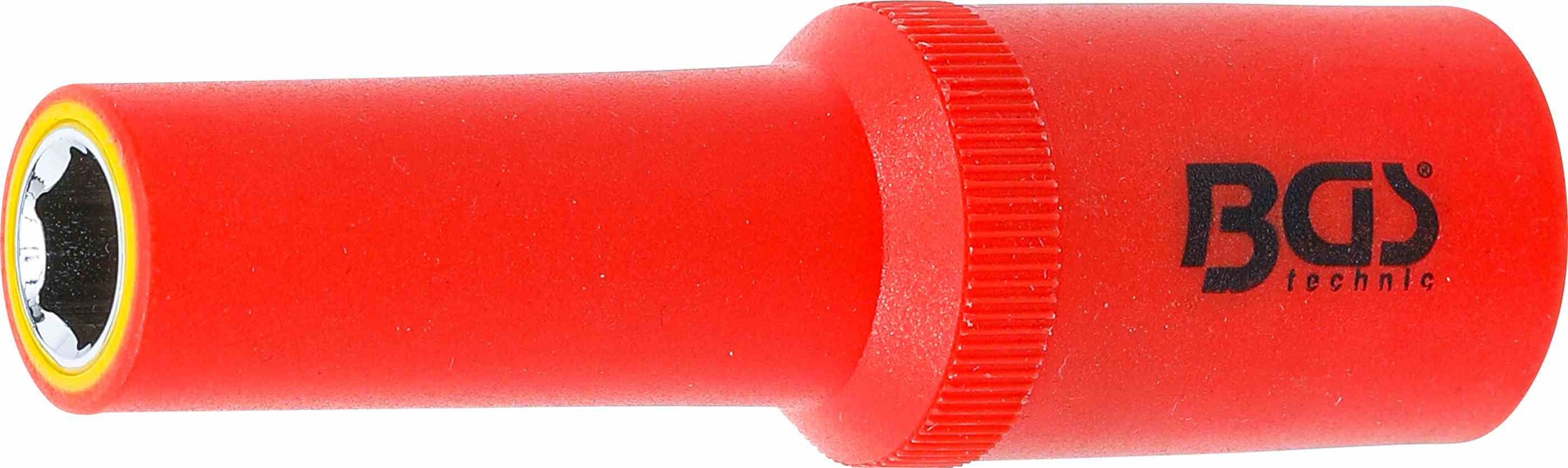 BGS VDE-Steckschlüssel-Einsatz Sechskant | Antrieb Innenvierkant 12,5 mm (1/2") | SW 10 mm