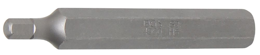BGS Bit | Länge 75 mm | Antrieb Außensechskant 10 mm (3/8") | Innensechskant 5 mm