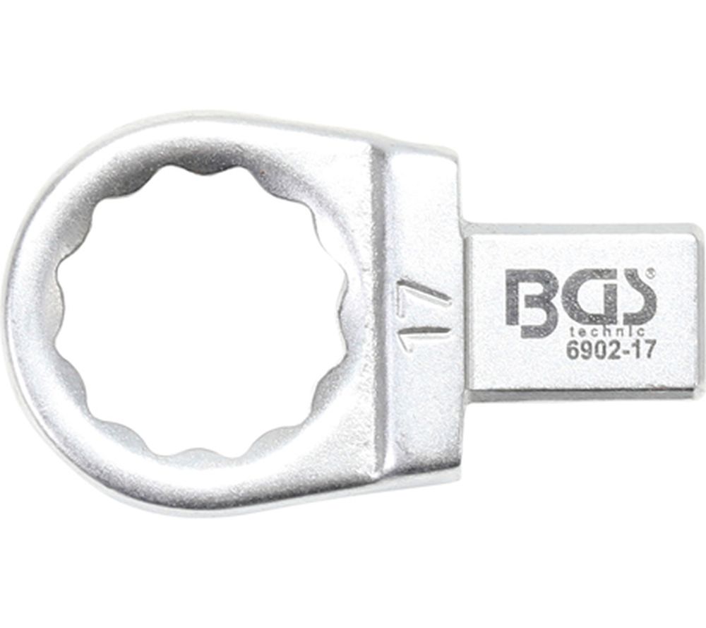 BGS Einsteck-Ringschlüssel | 17 mm | Aufnahme 9 x 12 mm
