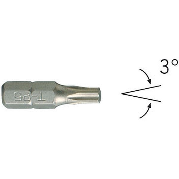 1/4" Bit konisch L50 mm TX T20W 10er Pack