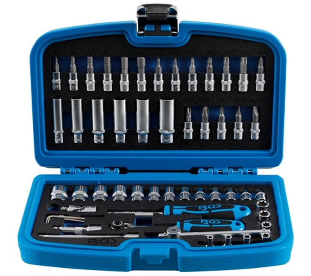 BGS Steckschlüssel-Satz | Antrieb 6,3 mm (1/4") | 53-tlg.