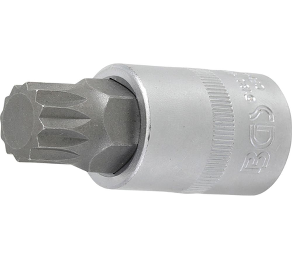 BGS Bit-Einsatz | Antrieb Innenvierkant 12,5 mm (1/2") | Innenvielzahn (für XZN) M17