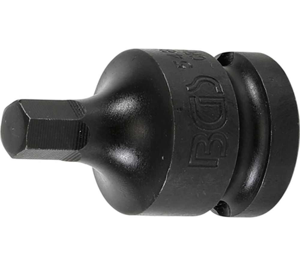 BGS Kraft-Bit-Einsatz | Länge 42 mm | Antrieb Innenvierkant 12,5 mm (1/2") | Innensechskant 8 mm