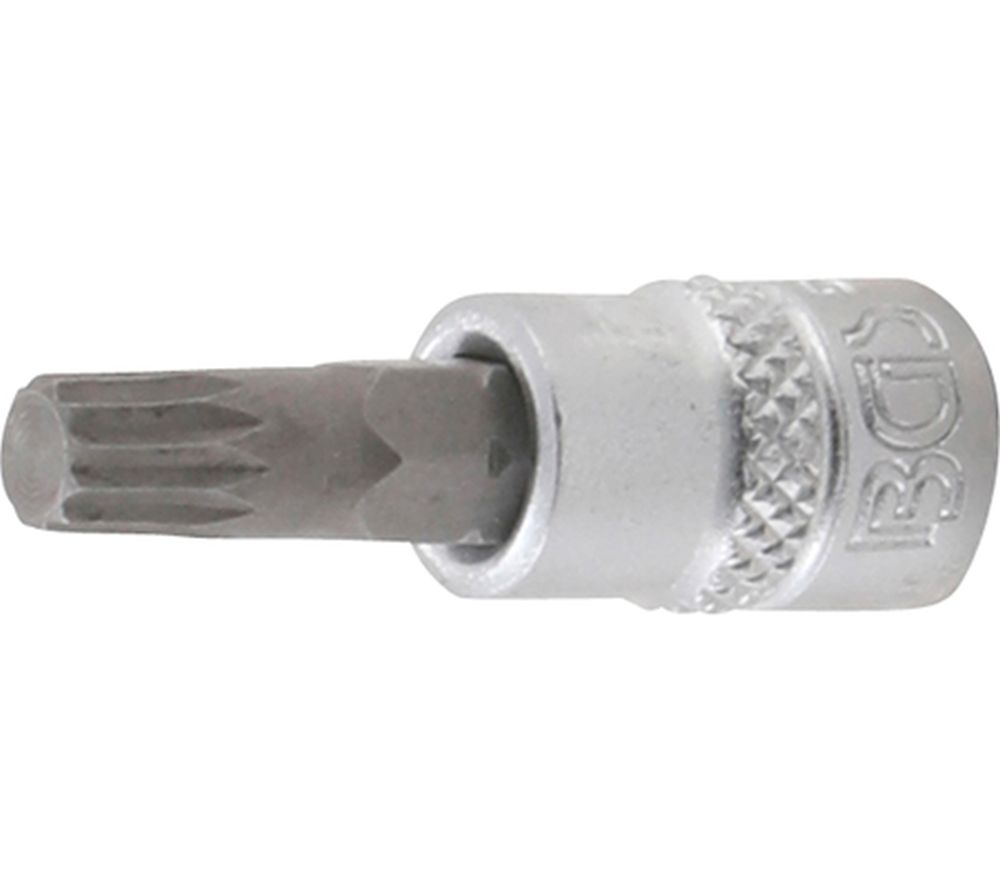BGS Bit-Einsatz | Antrieb Innenvierkant 6,3 mm (1/4") | Innenvielzahn (für XZN) M6