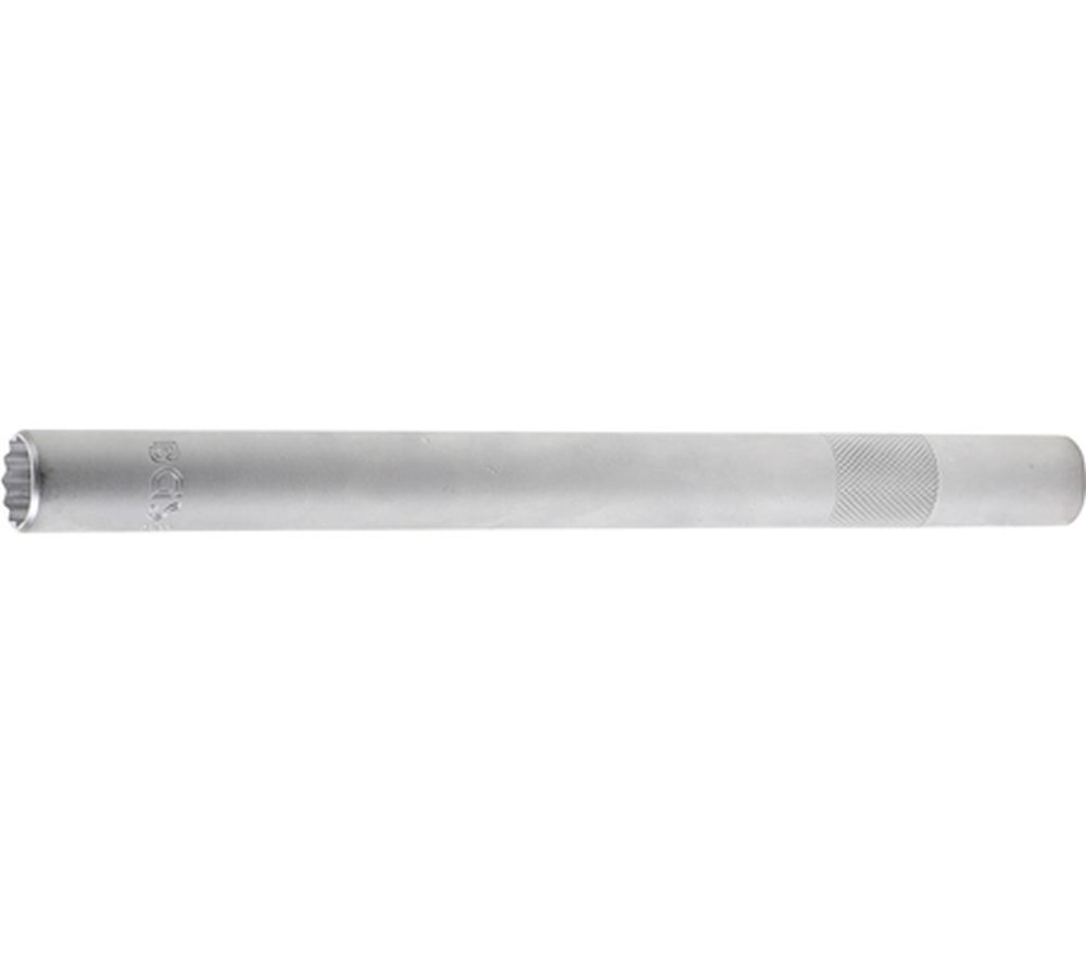BGS Zündkerzen-Einsatz Zwölfkant, extra lang | Antrieb Innenvierkant 10 mm (3/8") | SW 16 mm