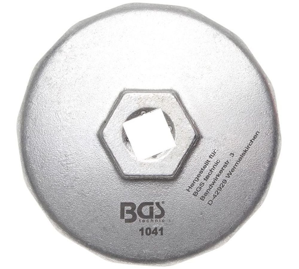 BGS Ölfilterschlüssel | 14-kant | Ø 74 mm | für Audi, BMW, Mercedes-Benz, Opel, VW
