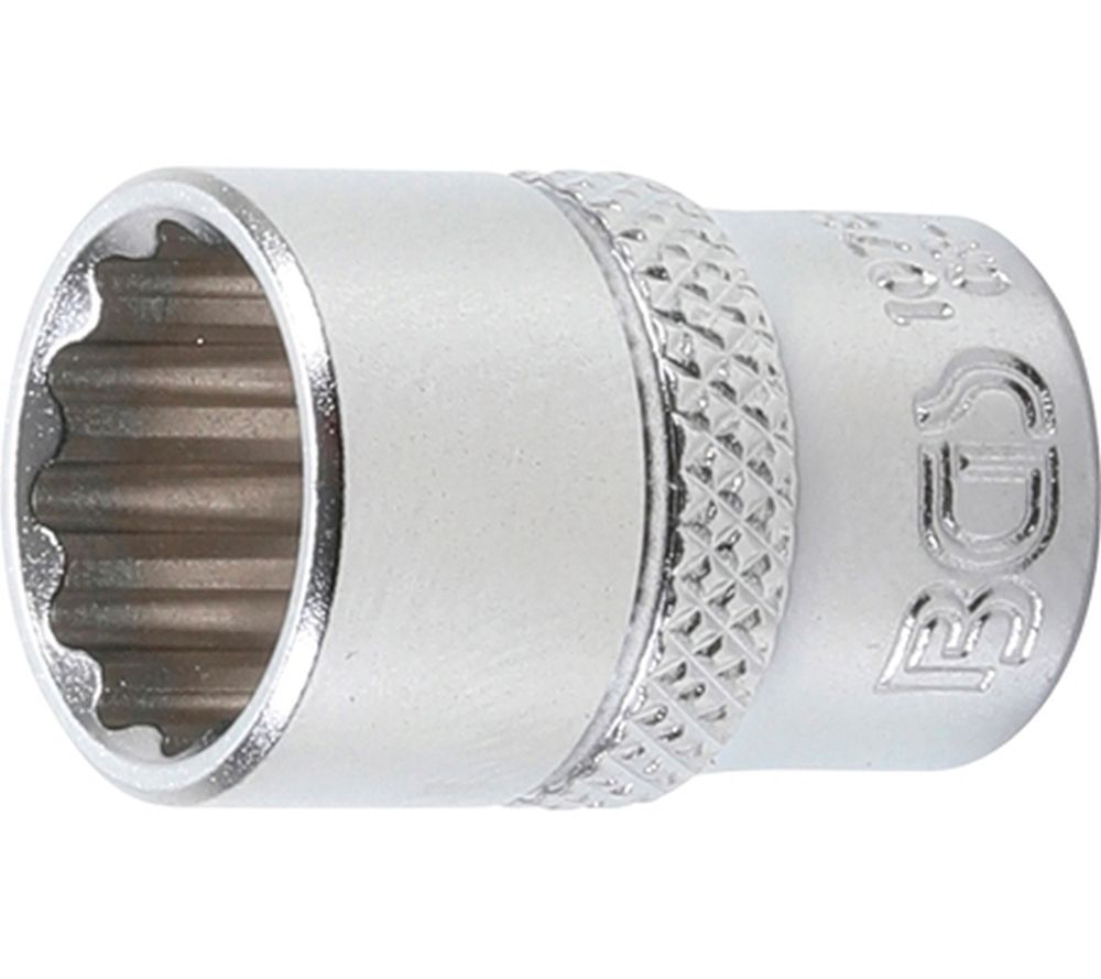 BGS Steckschlüssel-Einsatz Zwölfkant | Antrieb Innenvierkant 6,3 mm (1/4") | SW 12 mm