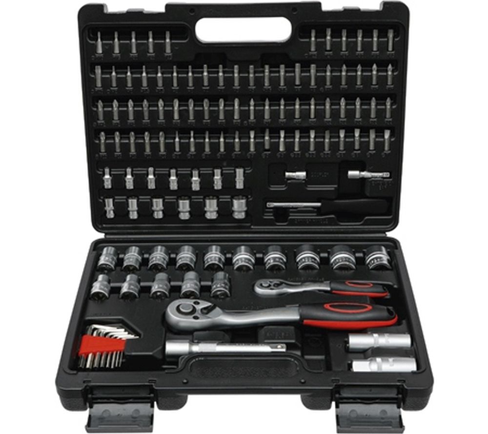 BGS Diy Steckschlüssel-Satz Wellenprofil | Antrieb 6,3 mm (1/4") / 12,5 mm (1/2") | 115-tlg.