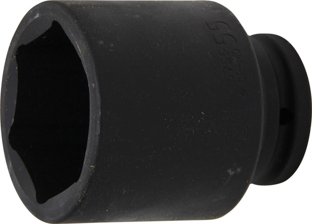 BGS Kraft-Steckschlüssel-Einsatz Sechskant, tief | Antrieb Innenvierkant 20 mm (3/4") | SW 55 mm