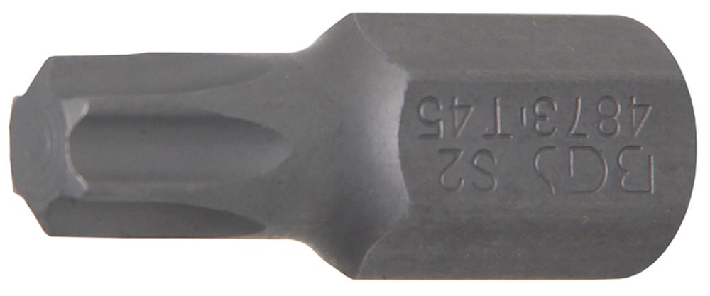 BGS Bit | Antrieb Außensechskant 10 mm (3/8") | T-Profil (für Torx) T45