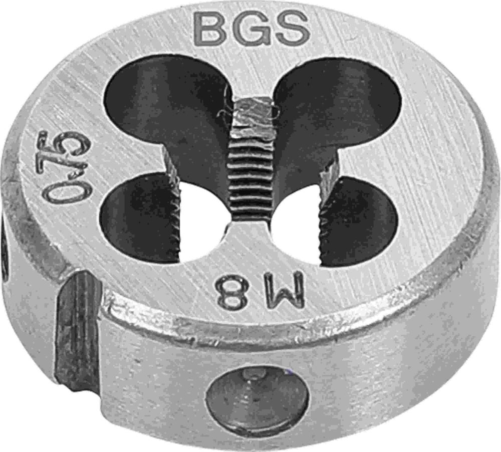 BGS Gewindeschneideisen | M8 x 0,75 x 25 mm