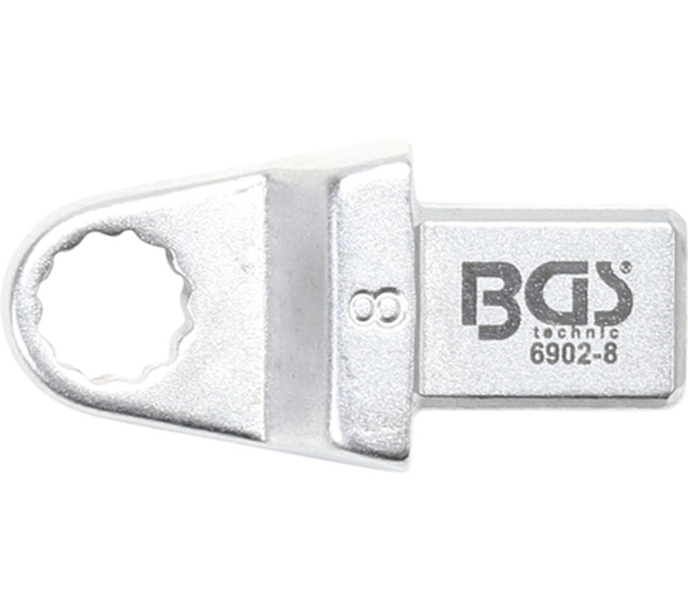 BGS Einsteck-Ringschlüssel | 8 mm | Aufnahme 9 x 12 mm