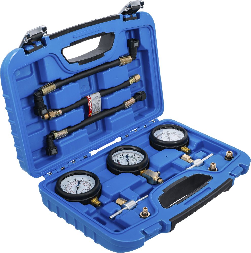 BGS Kraftstoff- und Kompressionsdruckprüfgeräte-Satz | für Motorräder | 11-tlg.