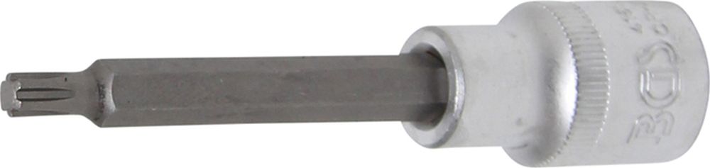 BGS Bit-Einsatz | Länge 100 mm | Antrieb Innenvierkant 12,5 mm (1/2") | Keil-Profil (für RIBE) M6