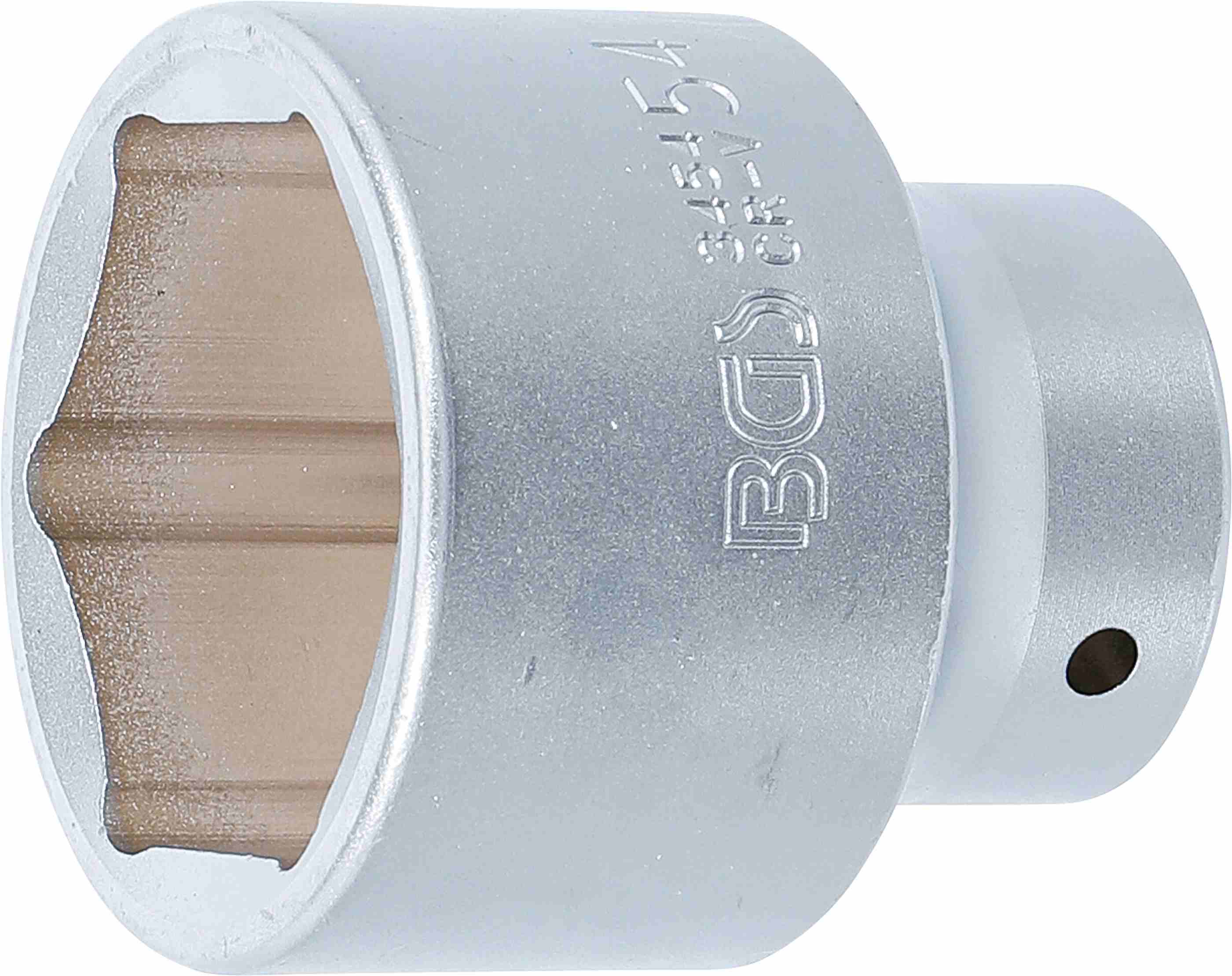 BGS Steckschlüssel-Einsatz Sechskant | Antrieb Innenvierkant 20 mm (3/4") | SW 54 mm