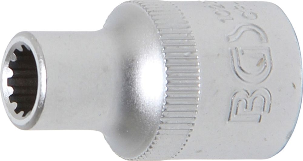 BGS Steckschlüssel-Einsatz Gear Lock | Antrieb Innenvierkant 12,5 mm (1/2") | SW 8 mm
