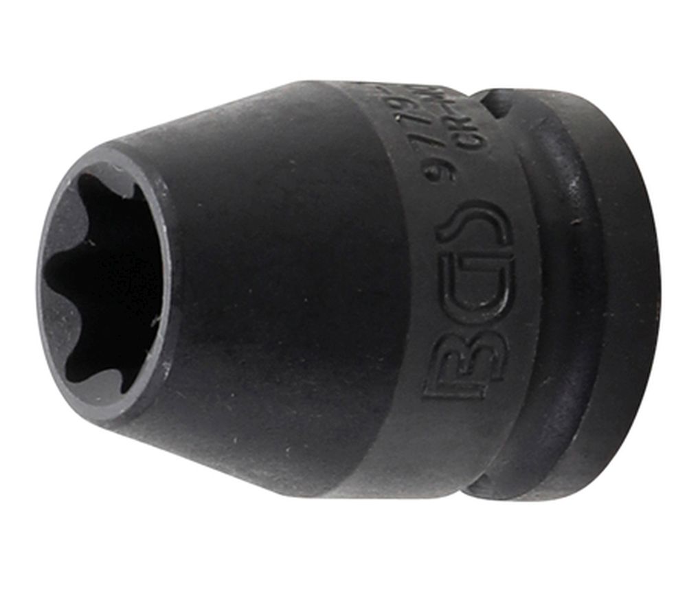 BGS Kraft-Steckschlüssel-Einsatz E-Profil | Antrieb Innenvierkant 12,5 mm (1/2") | SW E18