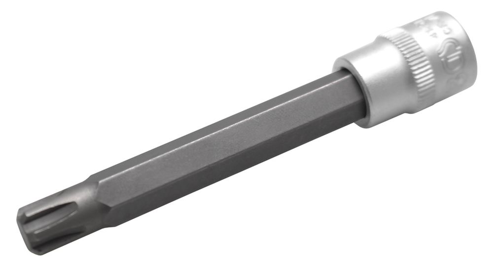 BGS Bit-Einsatz | Länge 100 mm | Antrieb Innenvierkant 10 mm (3/8") | Keil-Profil (für RIBE) M10