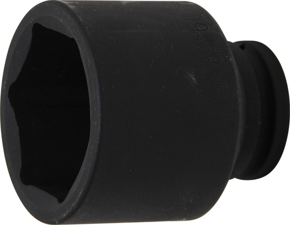 BGS Kraft-Steckschlüssel-Einsatz Sechskant, tief | Antrieb Innenvierkant 20 mm (3/4") | SW 60 mm