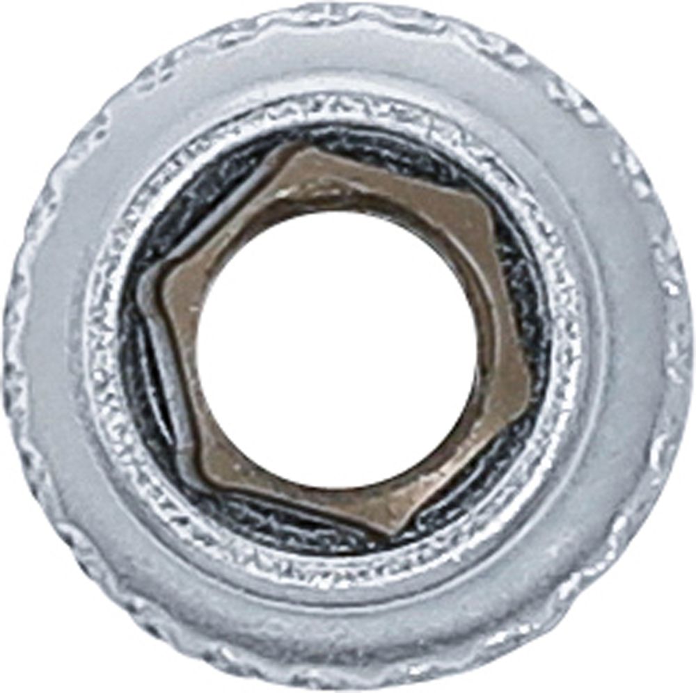 BGS Steckschlüssel-Einsatz Sechskant | Antrieb Innenvierkant 6,3 mm (1/4") | SW 6 mm