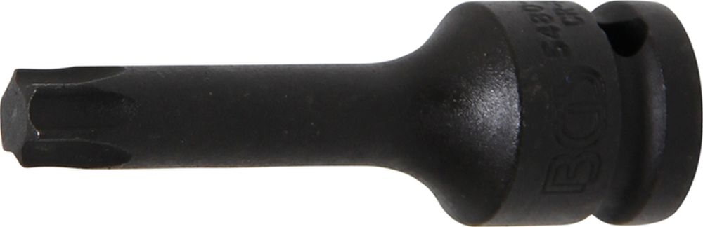 BGS Kraft-Bit-Einsatz | Länge 75 mm | Antrieb Innenvierkant 12,5 mm (1/2") | T-Profil (für Torx) T5